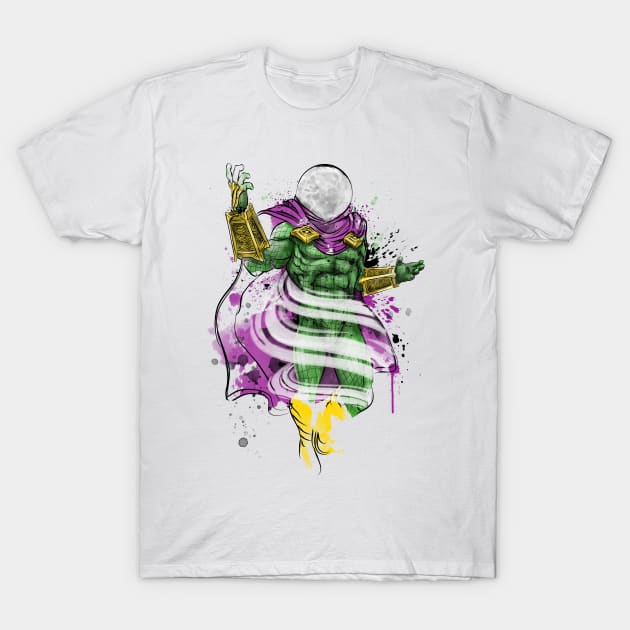 The Illusionist Watercolor T-Shirt by DrMonekers